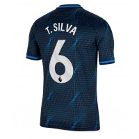 Dres Chelsea Thiago Silva #6 Preč 2023-24 Krátky Rukáv